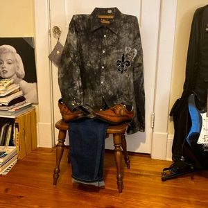 Eighty Eight, clouds heaven exclusive night club dress shirt.